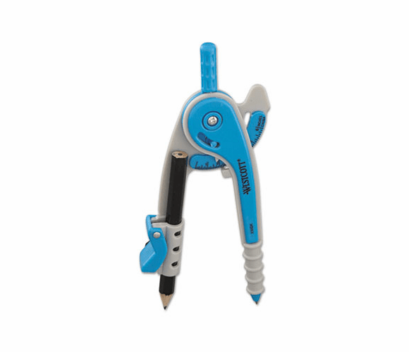 ACM13017 Plastic Safety Compass With Pencil, Assorted Colors By ACME UNITED CORPORATION