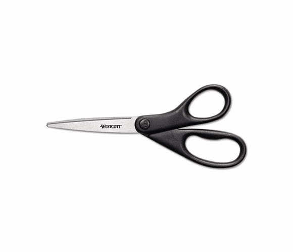 ACM13139 All Purpose Design Line Straight Scissors, Metallic Black, 8" By ACME UNITED CORPORATION