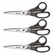 ACM13402 All Purpose Value8" Bent Scissors 3-pack By ACME UNITED CORPORATION