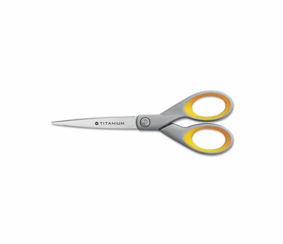 ACM13526 Titanium Bonded Scissors With Soft Grip Handles, 7" Straight By ACME UNITED CORPORATION