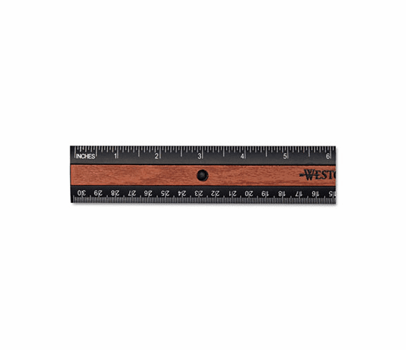 ACM14077 KleenEarth Recycled Plastic Ruler With Microban Protection, 12" By ACME UNITED CORPORATION