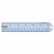 ACM14767 English and Metric Anodized Aluminum Ruler, 12-Inches, Blue By ACME UNITED CORPORATION