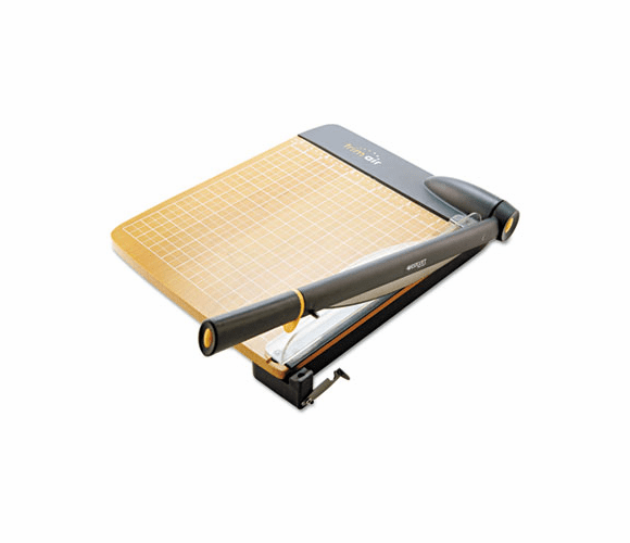 ACM15106 TrimAir Titanium Guillotine Paper Trimmer, Wood Base, 12" By ACME UNITED CORPORATION