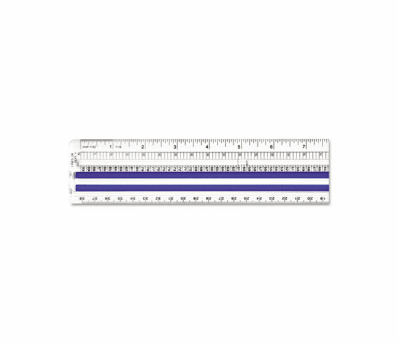ACM40711 Data Processing Magnifying Ruler, Clear, 15" By ACME UNITED CORPORATION
