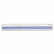 ACM40711 Data Processing Magnifying Ruler, Clear, 15" By ACME UNITED CORPORATION
