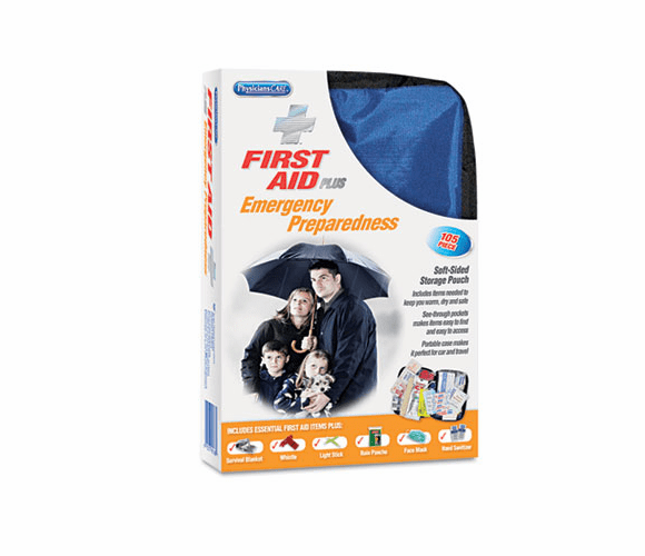 ACM90168 Soft-Sided First Aid and Emergency Kit, Contains 105 Pieces By ACME UNITED CORPORATION