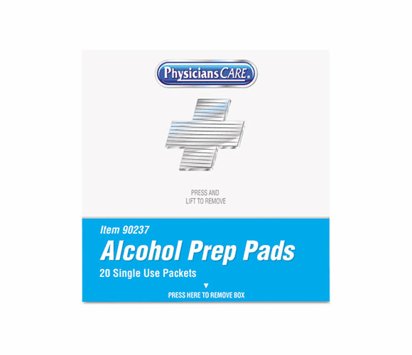 ACM90237 XPRESS First Aid Kit Refill, Alcohol Pads, 40/box By ACME UNITED CORPORATION