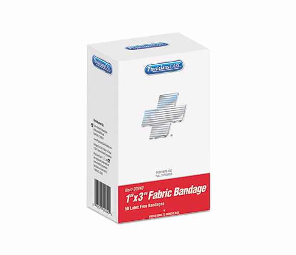 ACM90240 XPRESS First Aid Kit Refill, Bandages, 1"x3" Fabic, 50/BX By ACME UNITED CORPORATION