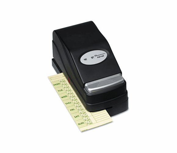 ACP010236000 PD100 Electric Payroll Recorder, Black/Silver By ACRO PRINT TIME RECORDER