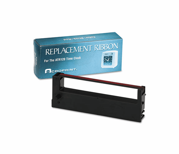 ACP390127000 390127000 Ribbon, Black/Red By ACRO PRINT TIME RECORDER