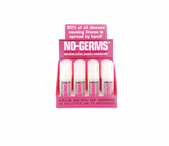 ADF00014 Instant Hand Sanitizer, No Alcohol, Kills 99.9% of Germs, Moisturizes, 1.69 oz. By ADVANCED FORMULATIONS