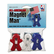 ADM3303523241 Magnet Man Clip, Plastic, Assorted Colors, 3/Pack By ADAMS MANUFACTURING CORP.