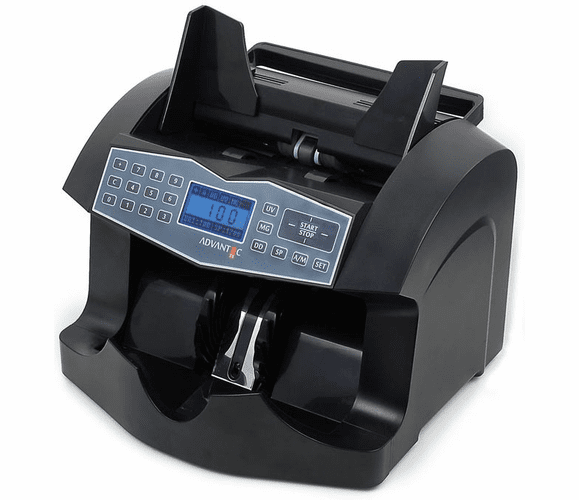 Advantec 75UM Heavy Duty Currency Counter with Ultraviolet & Magnetic Detection By Cassida