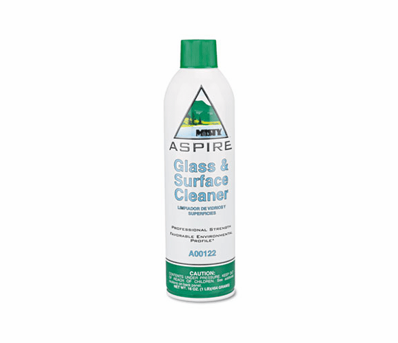 AEPA0012220 Aspire Glass & Surface Cleaner, Lemon Scent, 16 oz. Aerosol Can By AMREP