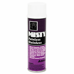 AEPA14220 Water-Based Stainless Steel Cleaner, Lemon Scent, 18 oz Aerosol, 12/Carton By AMREP