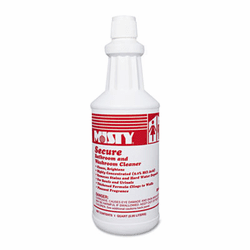 AEPR93012CT Secure Hydrochloric Acid Bowl Cleaner, Mint Scent, 32 oz. Bottle, 12/Carton By AMREP