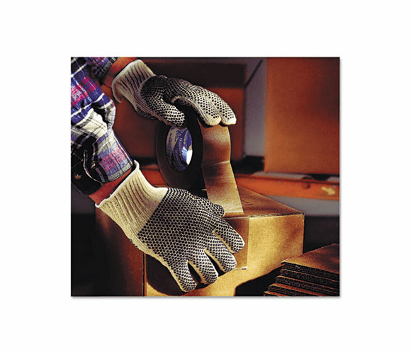 AHP761019 MultiKnit Dotted Lightweight Gloves, Large, Natural, Dozen By ANSELL LIMITED