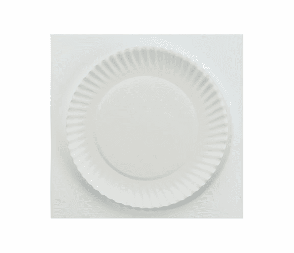 AJMPP6GREWH White Paper Plates, 6" Diameter, 10 Bags of 100/Carton By AJM PACKAGING CORP.