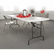 ALE65501 Resin Rectangular Folding Table, 96w x 30d x 29h, Platinum By ALERA