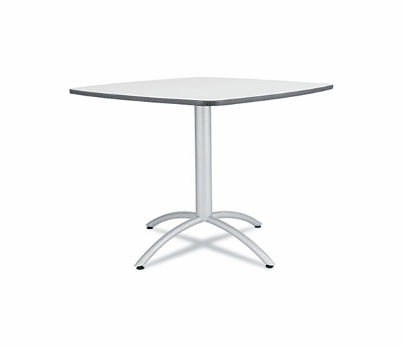 ALE65607 Caf Table, 36w x 36d x 29h, Gray Melamine Top, Steel Legs By ALERA