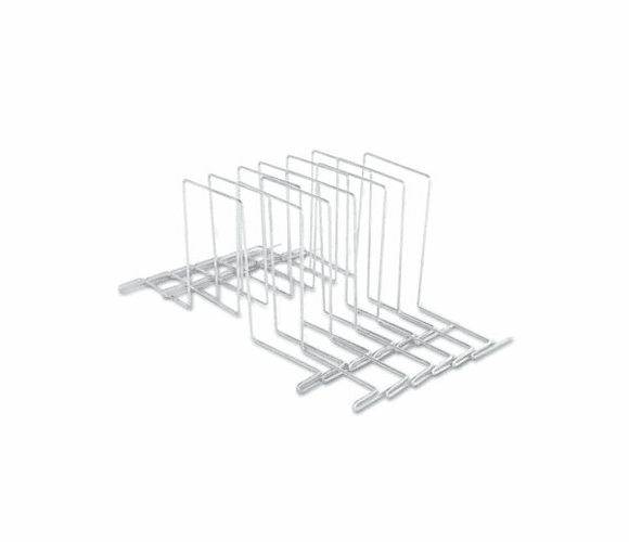 ALE80408 Optional Wire Dividers, Shelf Divider, 18"d, Gray, 12/Pack By ALERA