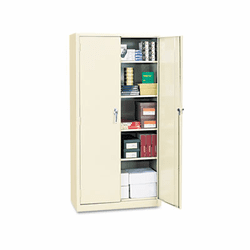 ALE82106 Assembled Welded Storage Cabinet, 36w x 18d x 72h, Putty By ALERA