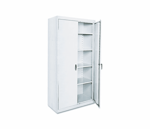 ALE821062M Assembled Welded Storage Cabinet, 36w x 18d x 72h, White By ALERA