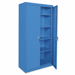 ALE82106BE Assembled Welded Storage Cabinet, 36w x 18d x 72h, Blue By ALERA