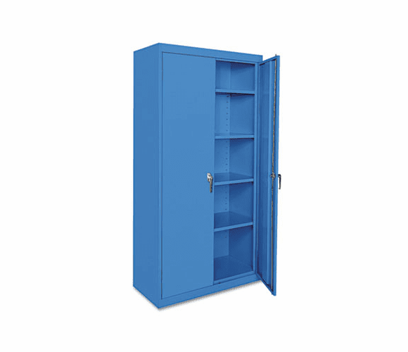 ALE82106BE Assembled Welded Storage Cabinet, 36w x 18d x 72h, Blue By ALERA