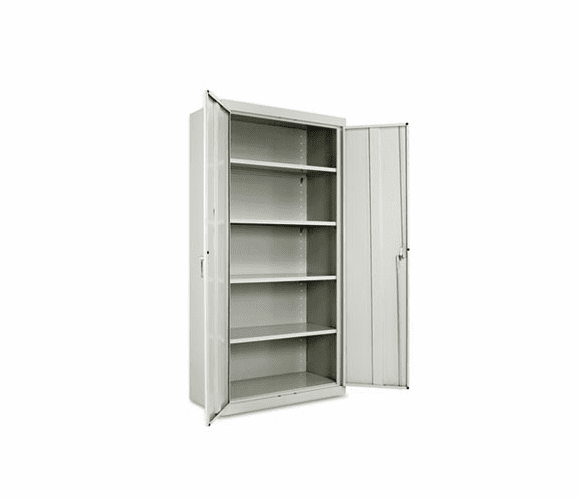 ALE82107 Assembled Welded Storage Cabinet, 36w x 18d x 72h, Light Gray By ALERA