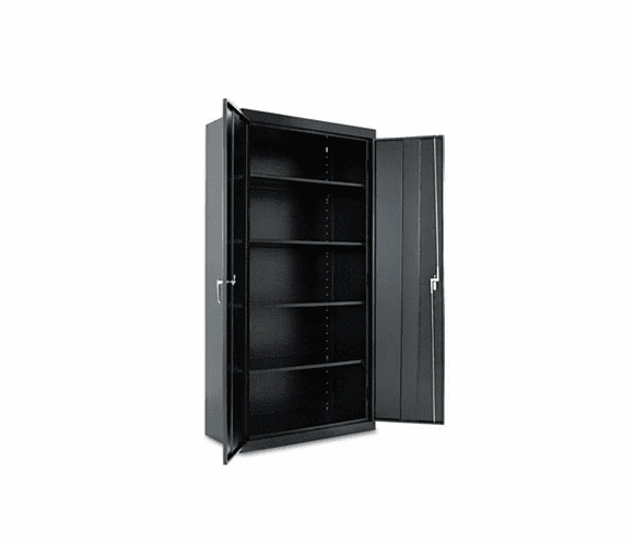 ALE82109 Assembled Welded Storage Cabinet, 36w x 18d x 72h, Black By ALERA
