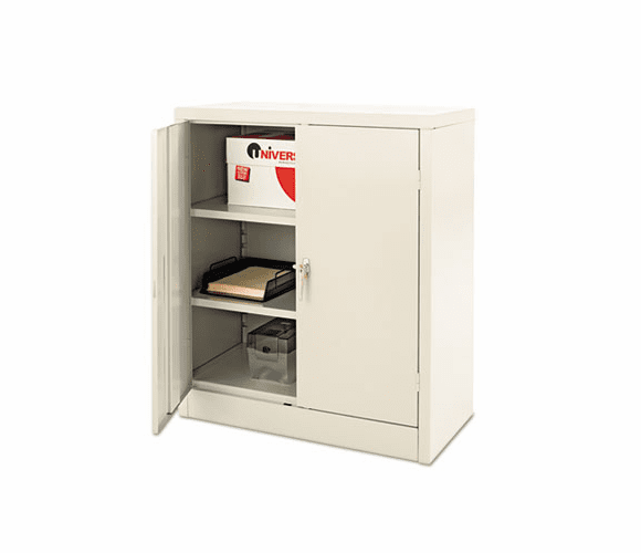 ALE83107 Quick-Assemble Cabinet, 36w x 18d x 42h, Light Gray By ALERA