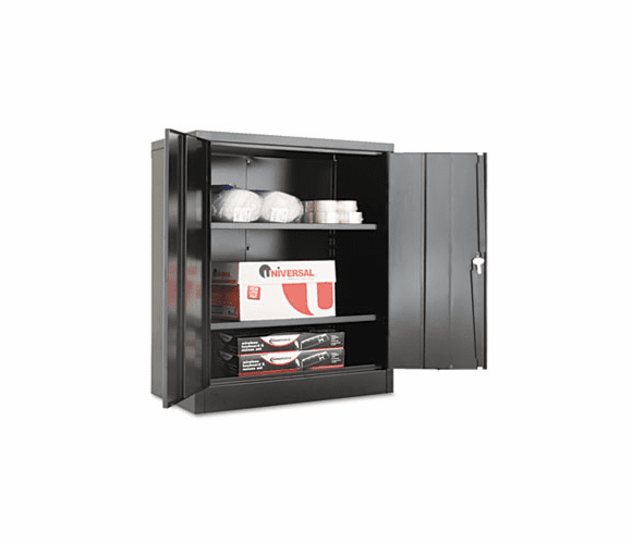 ALE83109 Quick-Assemble Cabinet, 36w x 18d x 42h, Black By ALERA