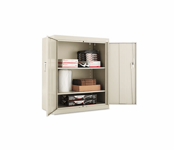 ALE84106 Assembled Welded Storage Cabinet, 36w x 18d x 42h, Putty By ALERA