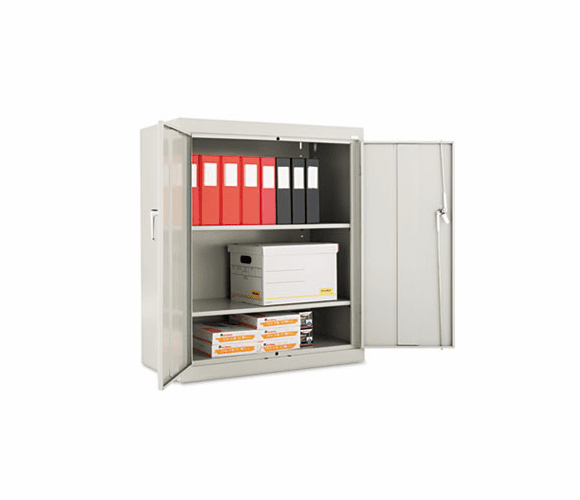 ALE84107 Assembled Welded Storage Cabinet, 36w x 18d x 42h, Light Gray By ALERA
