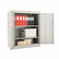ALE84107 Assembled Welded Storage Cabinet, 36w x 18d x 42h, Light Gray By ALERA