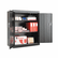 ALE84109 Assembled Welded Storage Cabinet, 36w x 18d x 42h, Black By ALERA