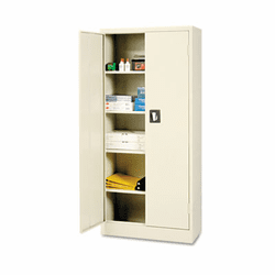 ALE86630 Space Mizer Storage Cabinet, 4 Fixed Shelves, 30w x 15d x 66h, Putty By ALERA