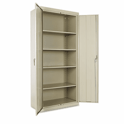 ALE88106 Assembled Welded Storage Cabinet, 36w x 18d x 78h, Putty By ALERA