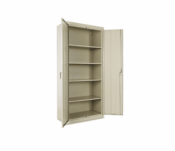 ALE88106 Assembled Welded Storage Cabinet, 36w x 18d x 78h, Putty By ALERA