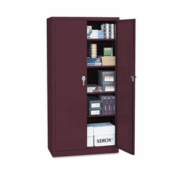 ALE8810603 Assembled Storage Cabinet, 36w x 18d x 78h, Burgundy By ALERA