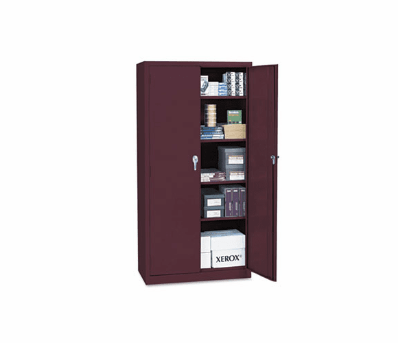ALE8810603 Assembled Storage Cabinet, 36w x 18d x 78h, Burgundy By ALERA