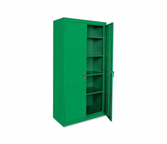ALE88106A8 Assembled Welded Storage Cabinet, 36w x 18d x 78h, Primary Green By ALERA