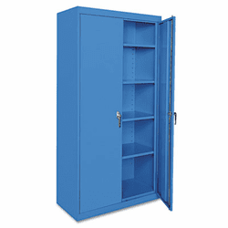 ALE88106BE Assembled Welded Storage Cabinet, 36w x 18d x 78h, Blue By ALERA