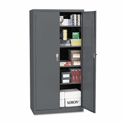 ALE8812602 Assembled Storage Cabinet, 36w x 24d x 78h, Charcoal By ALERA