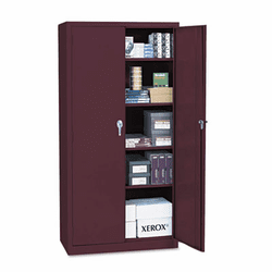 ALE8812603 Assembled Storage Cabinet, 36w x 24d x 78h, Burgundy By ALERA