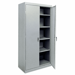 ALE88126MG Assembled Welded Storage Cabinet, 36w x 24d x 78h, Multi Granite By ALERA