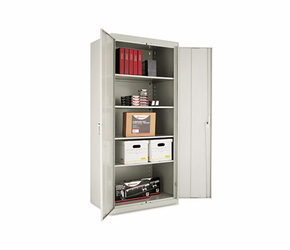 ALE88127 Assembled Welded Storage Cabinet, 36w x 24d x 78h, Light Gray By ALERA