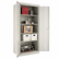 ALE88127 Assembled Welded Storage Cabinet, 36w x 24d x 78h, Light Gray By ALERA