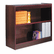 ALEBCS23036MY Square Corner Bookcase, Wood Veneer, 2-Shelf, 35-3/8w x 11-3/4d x 30h, Mahogany By ALERA